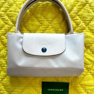 Longchamp leather Handle & Nylon antique pink